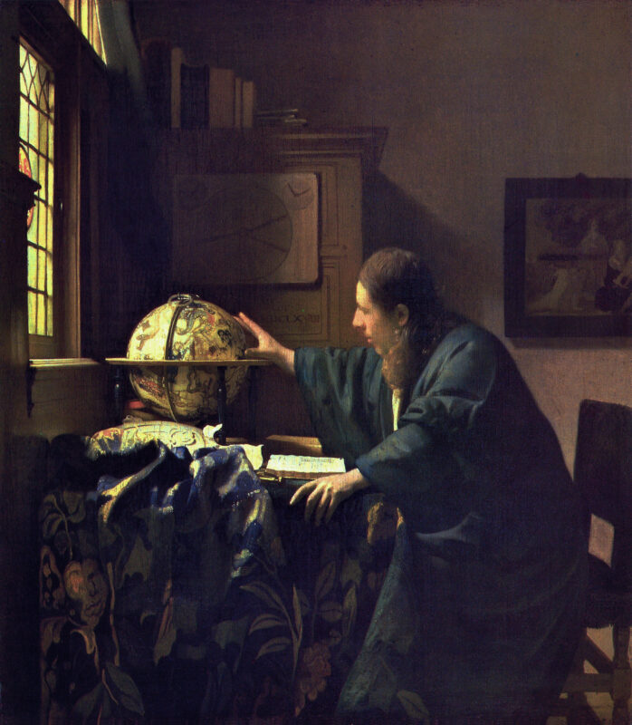 J VERMEER - El astrónomo Museo del Louvre 1688